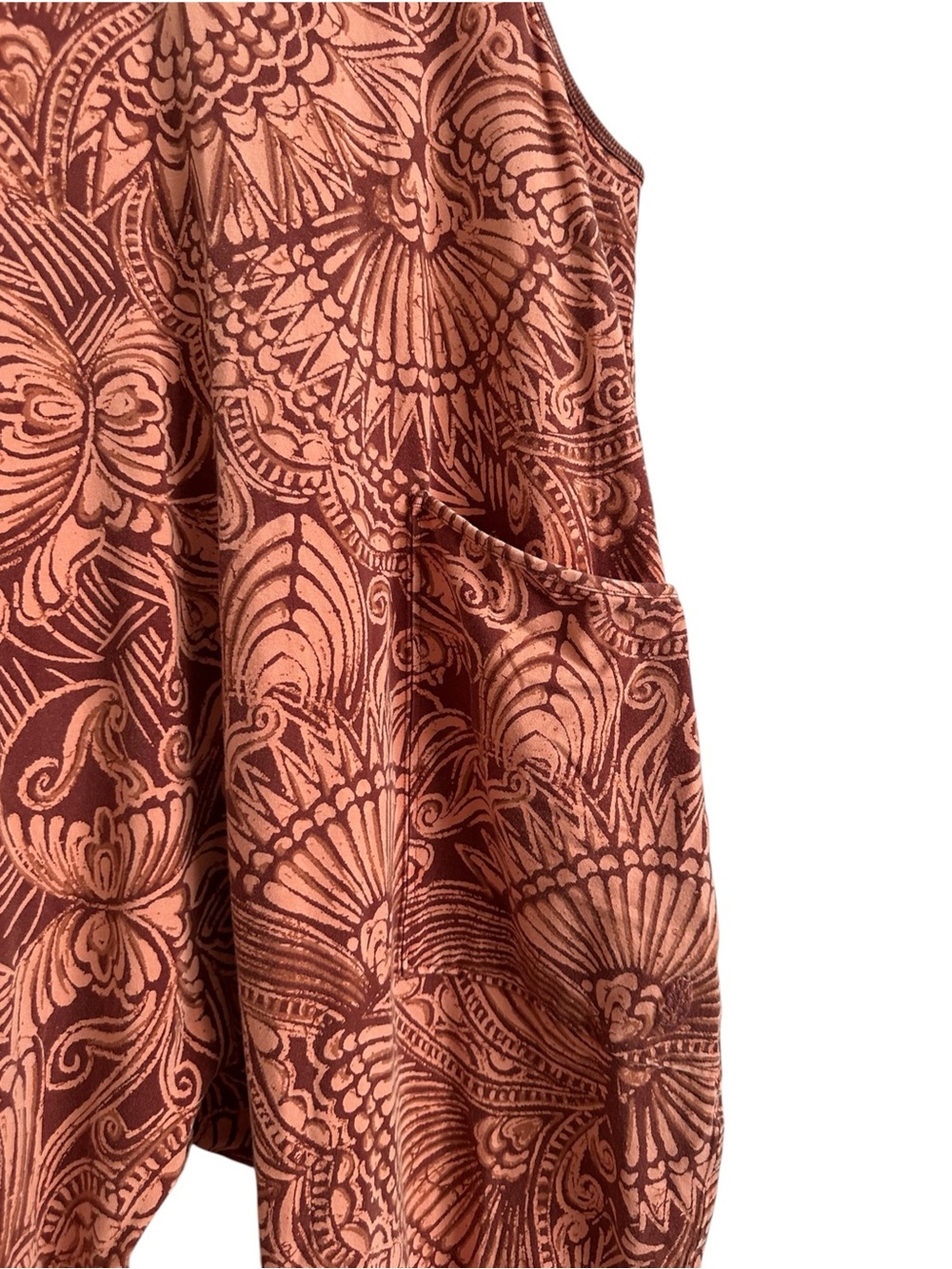 Free People FP Movement Hot Shot Amber Combo Rare Printed Onesie Jumpsuit S - Picture 9 of 16